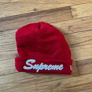 Red Supreme Beanie